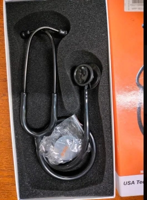 Picture of Procare Classic Stainless Steel Stethoscope -Black Multicolor