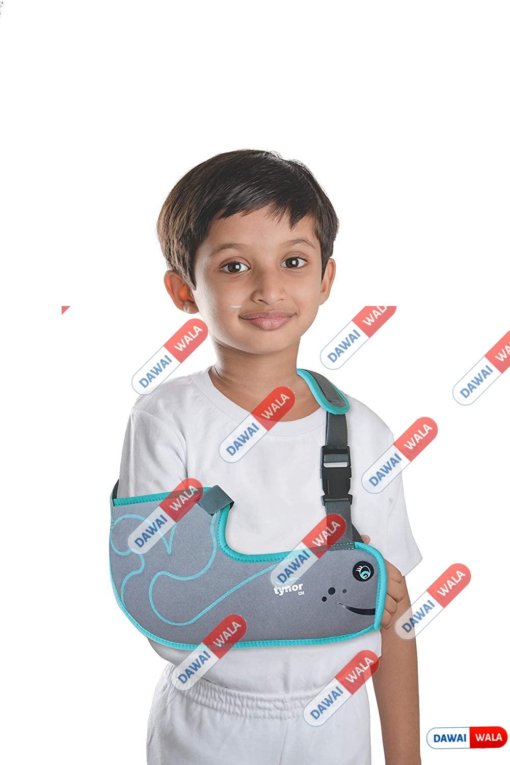 Picture of Tynor Pouch Arm Sling Tropical,Grey,Child, 1 Unit Multicolor
