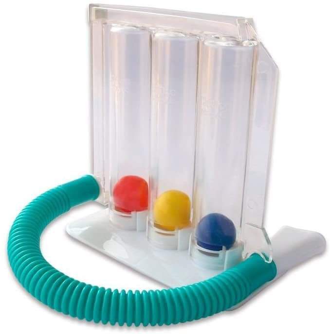 Picture of Deep Breathing Lung Exerciser - 3-chamber Incentive Style Multicolor