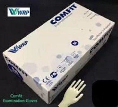 Picture of Comfit Examination Gloves (Size-M), 100Pcs/Box Multicolor