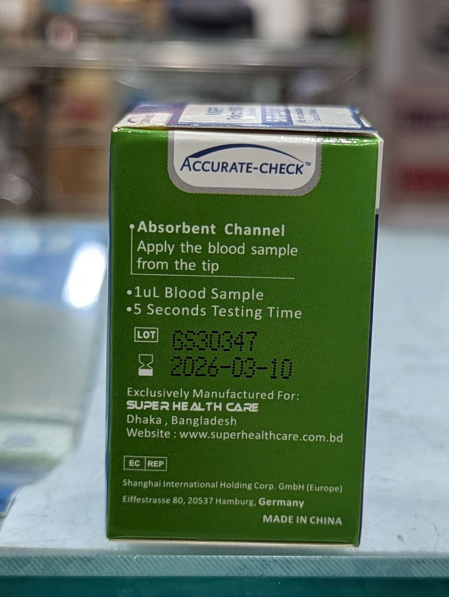 Picture of Accurate Check Test strips 50 pcs strip Multicolor