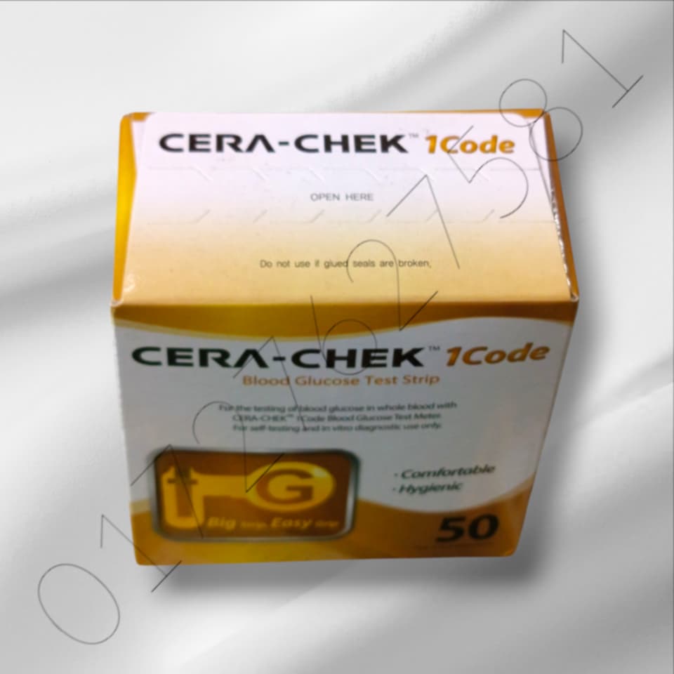 Picture of Cera-Chek 1 Code Blood Glucose Test Strip Multicolor