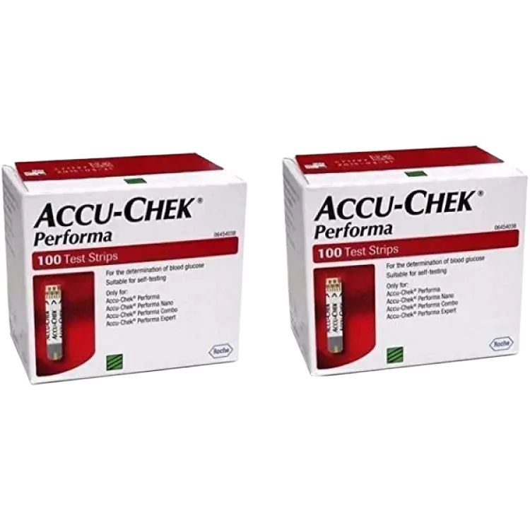 Picture of Accu-Chek Performa Blood Glucose Test Strips (50 Strips) Multicolor