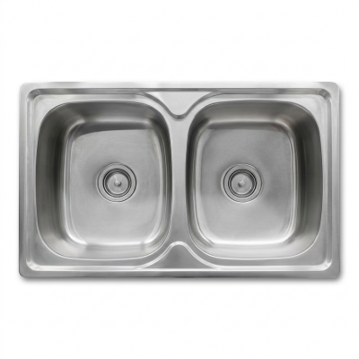 Picture of Double Sink-Silver