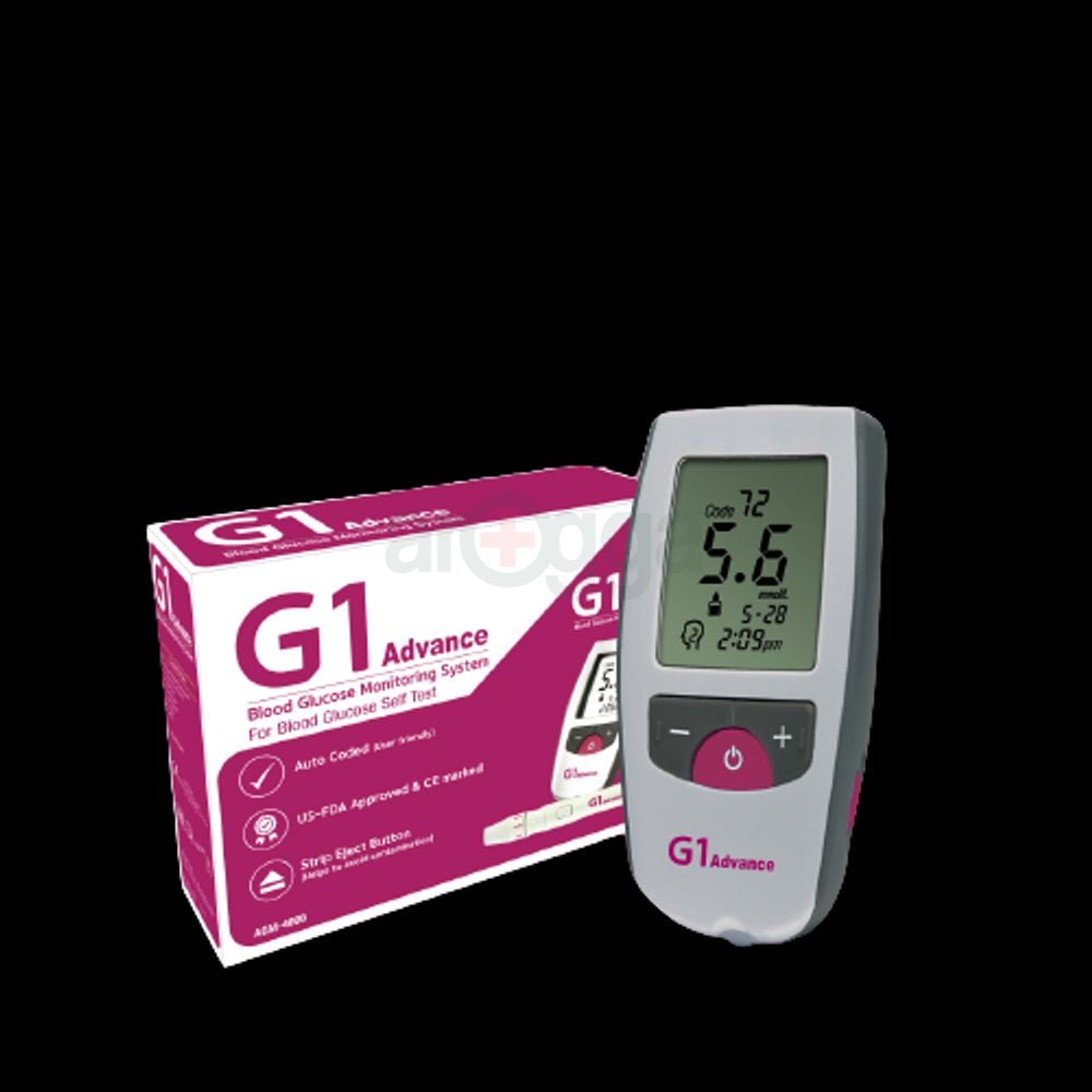 Picture of G1 Advance blood glucose Monitor with 10 test strips Alere G1 Multicolor