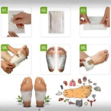 Picture of Shop Pro KINOKI Detox Foot Pad 10 Pads Pack Multicolor