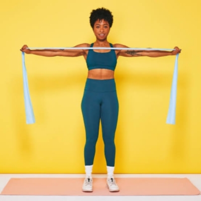 Picture of Yoga Practice Body Fitness Elastic Band For Training Exercises Workout - Improve Your Flexibility And Strength With This Elastic Band For Yoga Practice And Fitness Training Multicolor