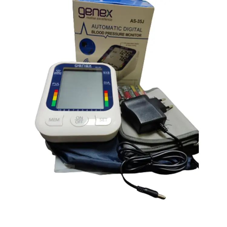 Picture of Genex AS35J Full Automatic Digital Blood Pressure Monitor Bp Multicolor