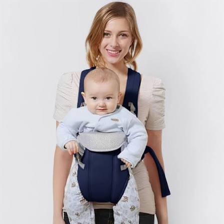 Picture of Best Quality  Stylish Baby Carrier - Comfortable Carrying Bag with Multiple Positions for Lying - Suitable for 6 Months to 2 Years Old Babies Multicolor