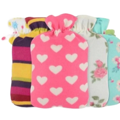 Picture of Premium 2-Liter Hot Water Bag with Breathable Cotton Cover  Multicolor