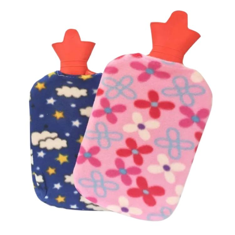 Picture of Premium 2-Liter Hot Water Bag with Breathable Cotton Cover  Multicolor