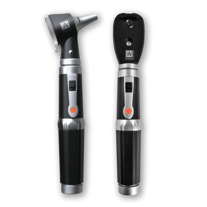 Picture of (Ear Nose &Throat) Medical Diagnostic Otoscope Ear Examination Kit with LED Lamp Multicolor
