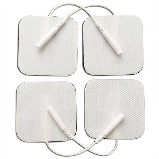 Picture of 14 1/6 White Physiotherapy Equipments Self Adhesive Electrode Pads For Electronic Stimulators, Ift, Tens,Ems & Pulse Massagers Multicolor