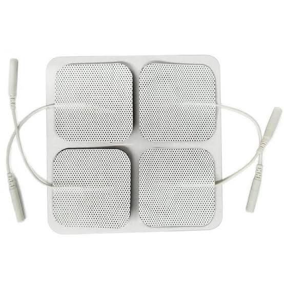 Picture of 14 1/6 White Physiotherapy Equipments Self Adhesive Electrode Pads For Electronic Stimulators, Ift, Tens,Ems & Pulse Massagers Multicolor