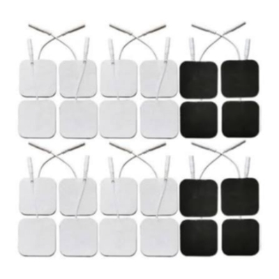 Picture of 14 1/6 White Physiotherapy Equipments Self Adhesive Electrode Pads For Electronic Stimulators, Ift, Tens,Ems & Pulse Massagers Multicolor