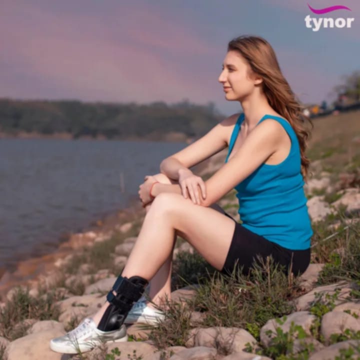 Picture of Ankle Splint | Post-Operative & Cast Rehabilitation | Tynor Multicolor