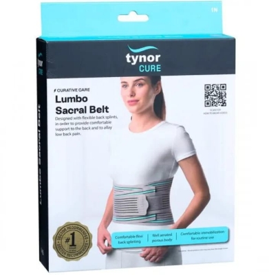 Picture of Tynor Cure Lumbo Sacral Belt – Premium Back Support Multicolor