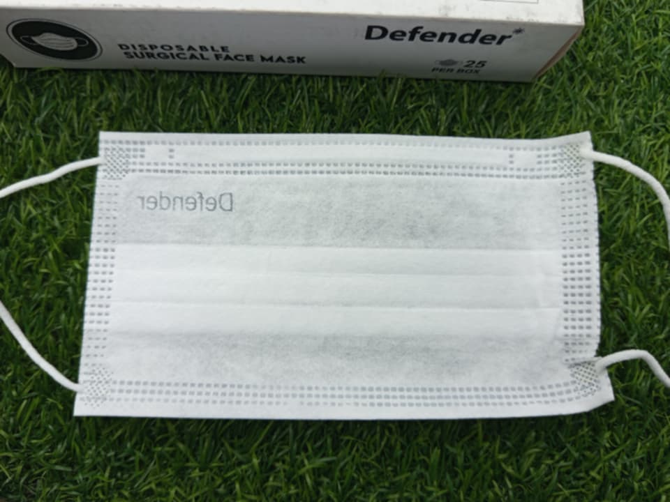 Picture of Disposable Surgical Face Mask White 25 Pes Multicolor