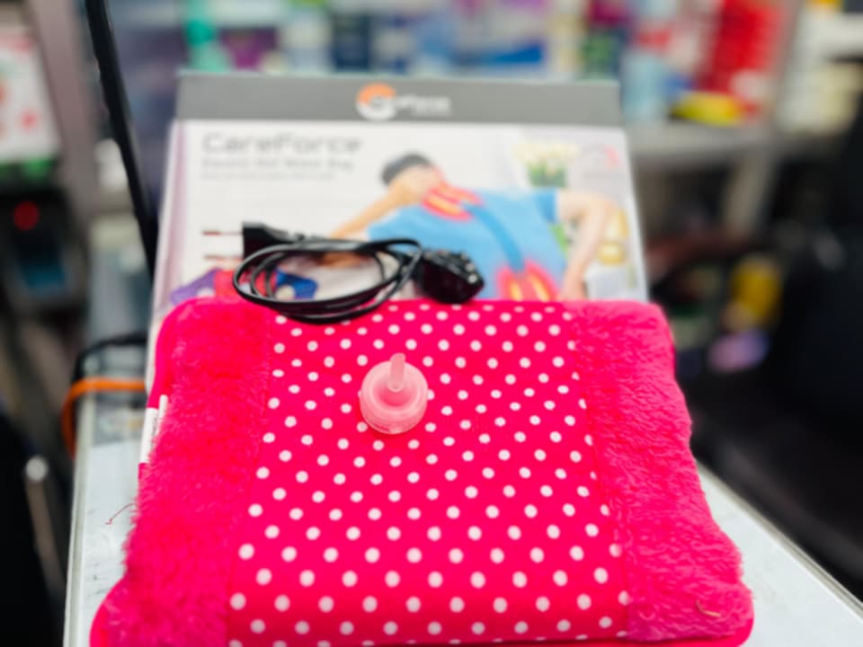 Picture of CareForce Electric Hot Water Bag 2 Years Guaranty Multicolor