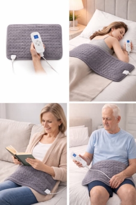 Picture of Electric Heating Pad for Pain Relief – Premium Comfort & Therapy Multicolor