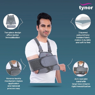Picture of Universal Shoulder immobilizer tynor Multicolor