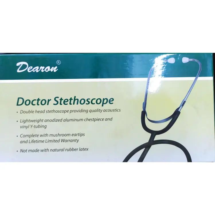 Picture of Deuron Professional Dual-Head Stethoscope – High Sensitivity for Medical Professionals Multicolor