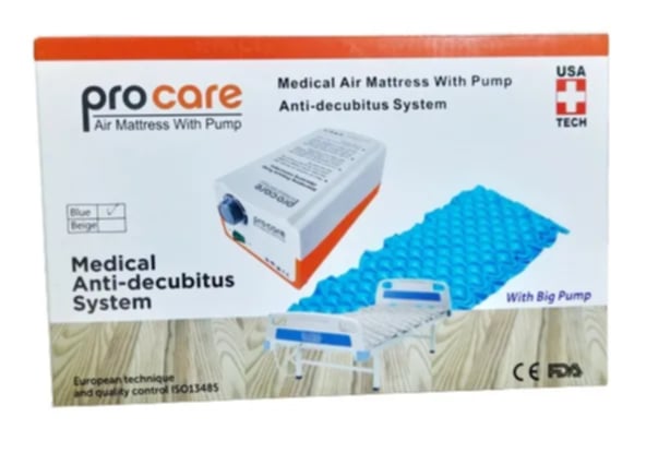 Picture of Procare Anti-decubitus system Medical Air Mattress With adjustable big Pump Multicolor