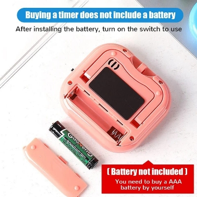 Picture of Magnetic LCD Digital Kitchen Countdown Timer Stopwatch with Stand Practical Cooking Sports Alarm Clock Reminder Tools Multicolor