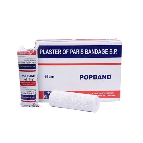 Picture of Popband - Plaster of Paris Bandage B.P. 15 cm/ 10 cm Multicolor