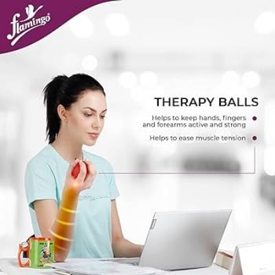 Picture of Flamingo Gel Exercise Ball - Universal (Red) Red