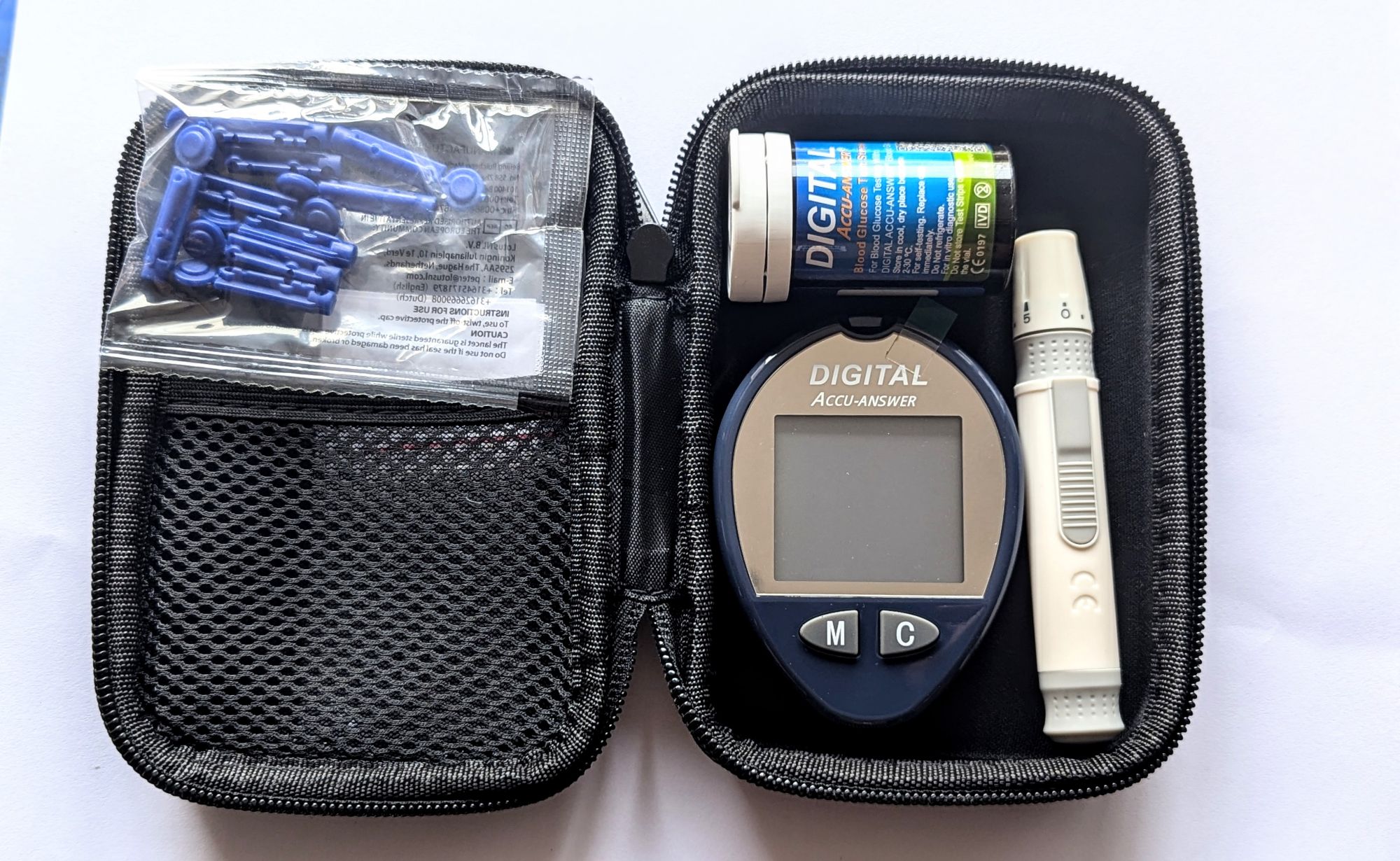 Picture of Blood Glucose Monitoring System (DIGITAL ACCU ANSWER) Multicolor