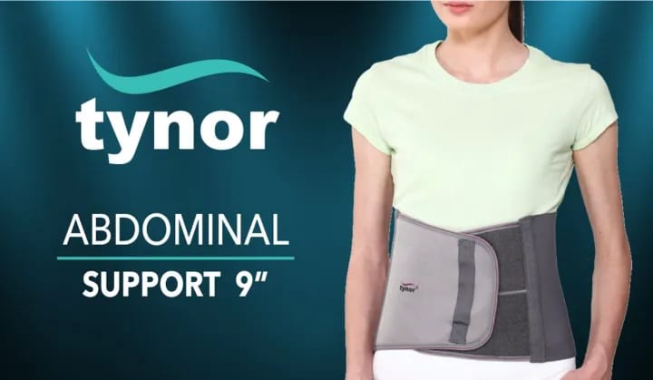 Picture of Tynor Abdominal Support Belt (9” / 23 cm) Multicolor
