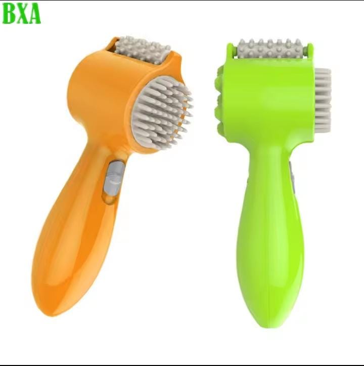 Picture of 4-In-1 Head Massager Electric Massage Roller Pounding Vibration Hammer Neck Lumbar Massage Scalp Massage Comb Gift Multicolor