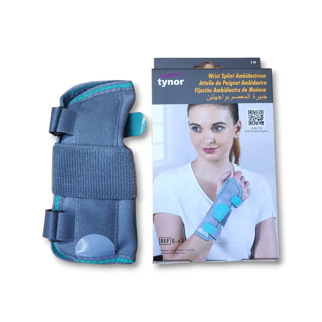 Picture of Tynor Wrist Splint (Ambidextrous),With Adjustable pain relief support Grey