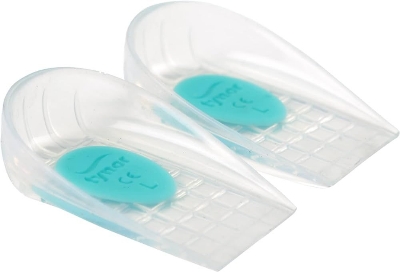 Picture of Tynor Heel Cushions silicone,(With Foot Pain Relief Adjustable Silicone pad) White