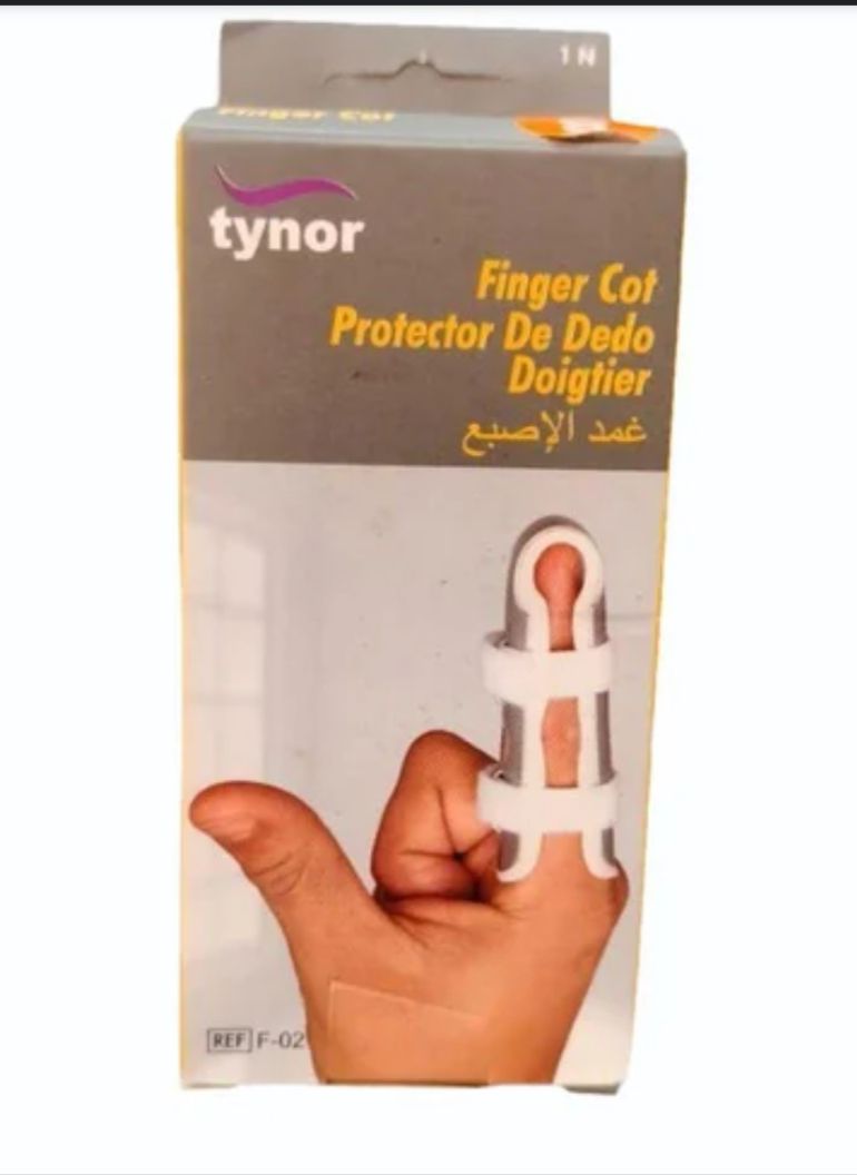 Picture of Tynor Finger splint,Finger cot (Finger immobilization) White