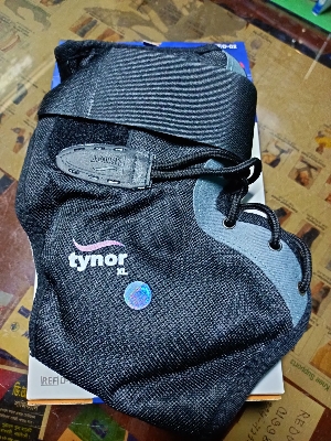 Picture of Tynor Ankle Brace With Lace  Post cast Rehabilitation Black