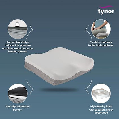 Picture of Tynor Coccyx Cushion seat - size Universel Grey