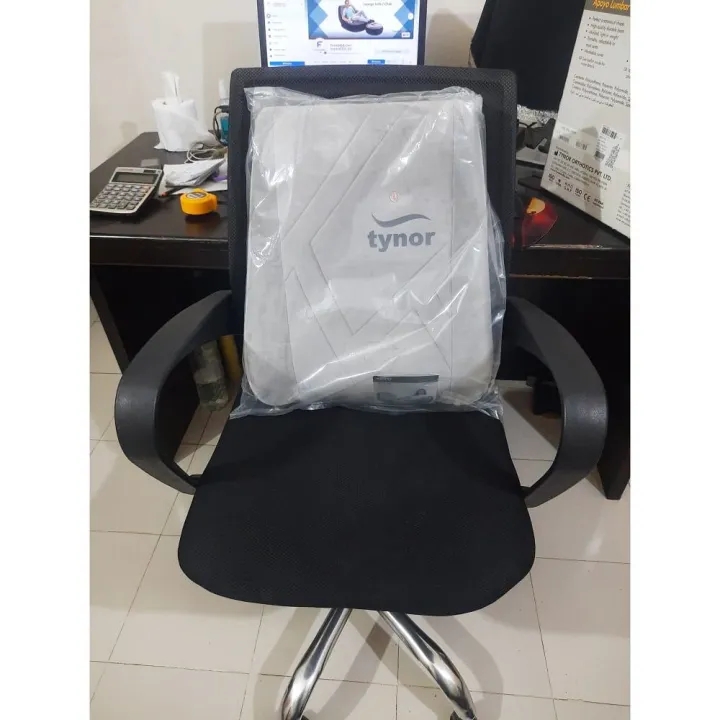 Picture of Tynor Back Rest Full(Chair/Seat Support, Back Pain)-Universal Size Grey