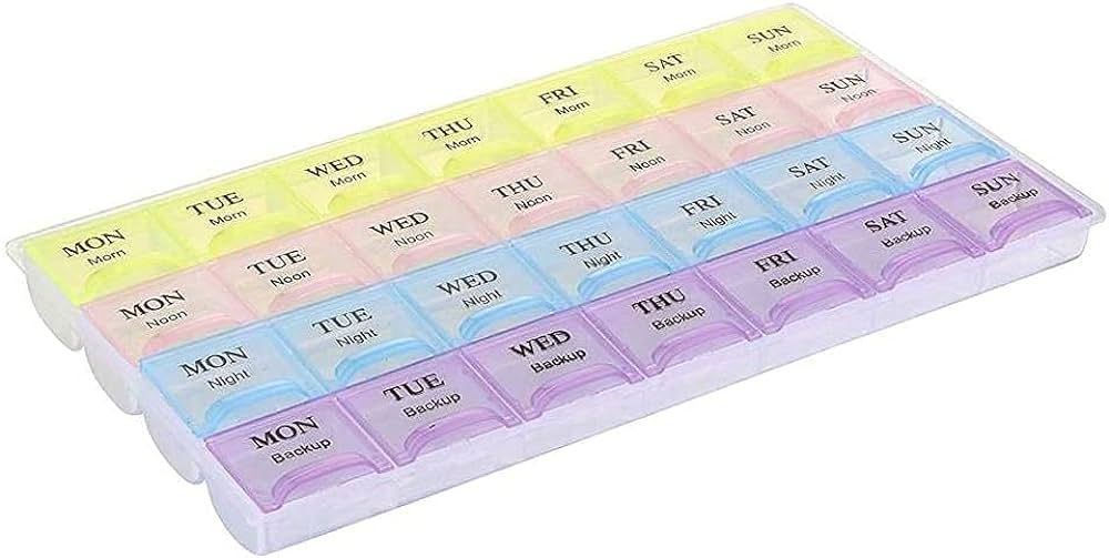 Picture of Pill Medicine Box 7 Days Marking 
