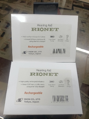 Picture of Hearing Aid Rionet rechargeable ,30 hours continuously using after fully charged 