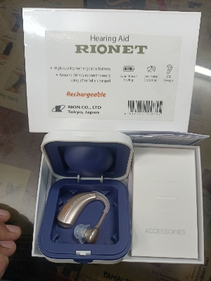 Picture of Hearing Aid Rionet rechargeable ,30 hours continuously using after fully charged 