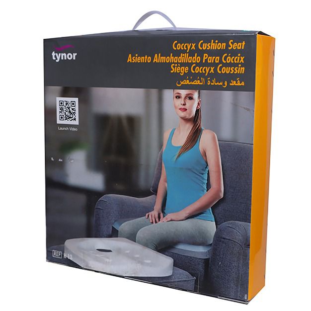 Picture of Tynor Cocessx Cushion Seat Universal Size 1 Piece Grey