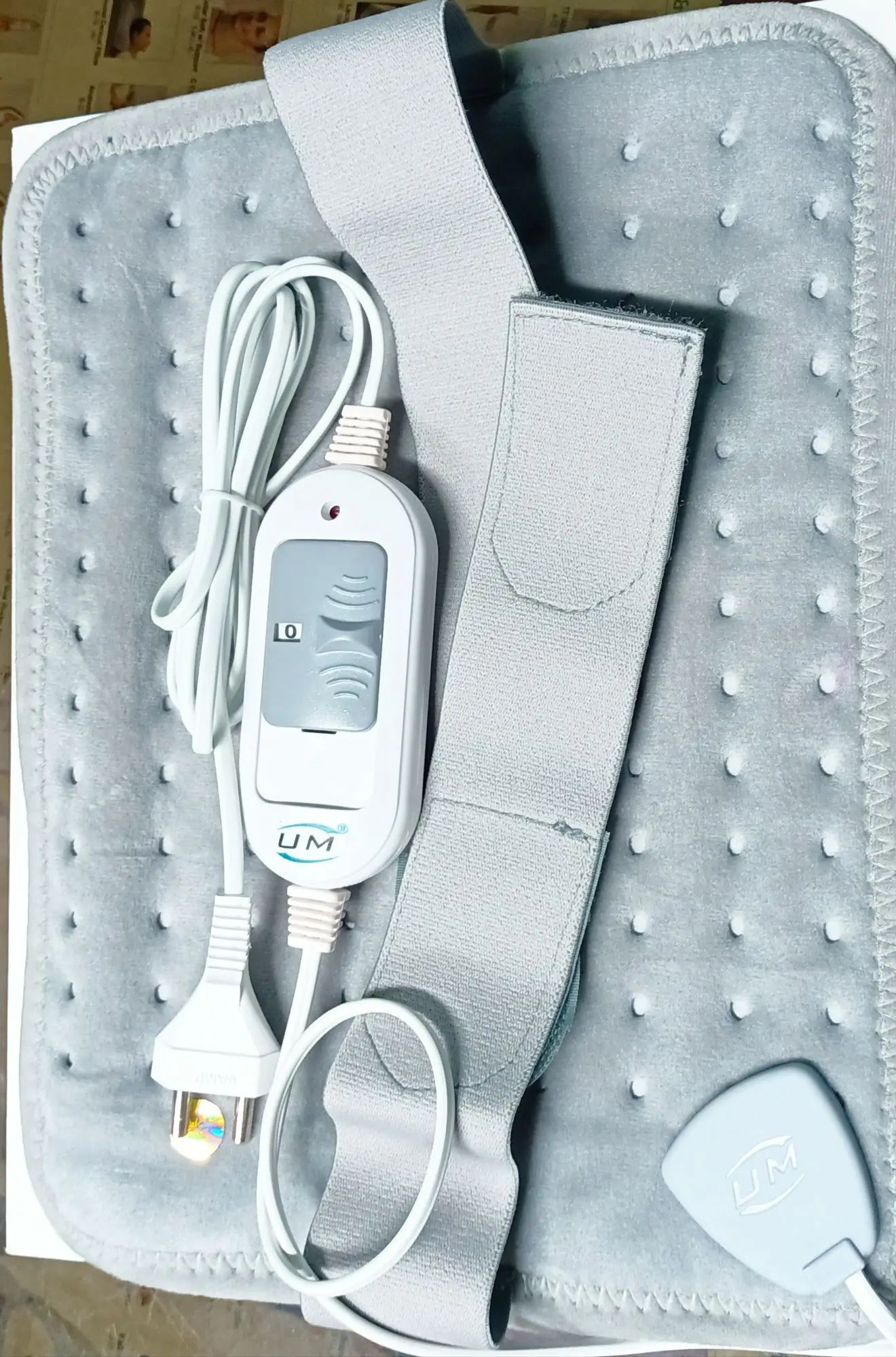 Picture of Orthopedic Heating pad,(with pain relief adjustable )UM Grey