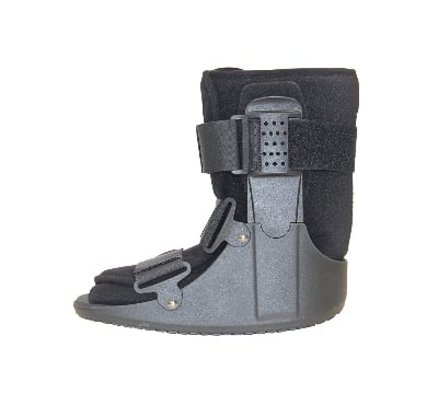 Picture of Tynor Short Walker boot support,(With Adjustable foot drop support) Black