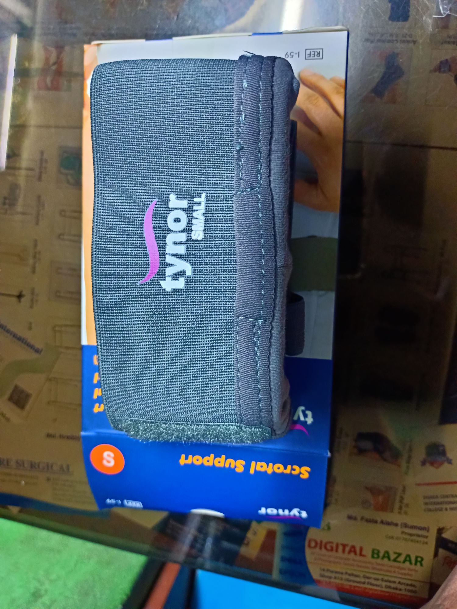 Picture of Tynor Scrotal support  Athletic Supporter For  Scrotum Grey