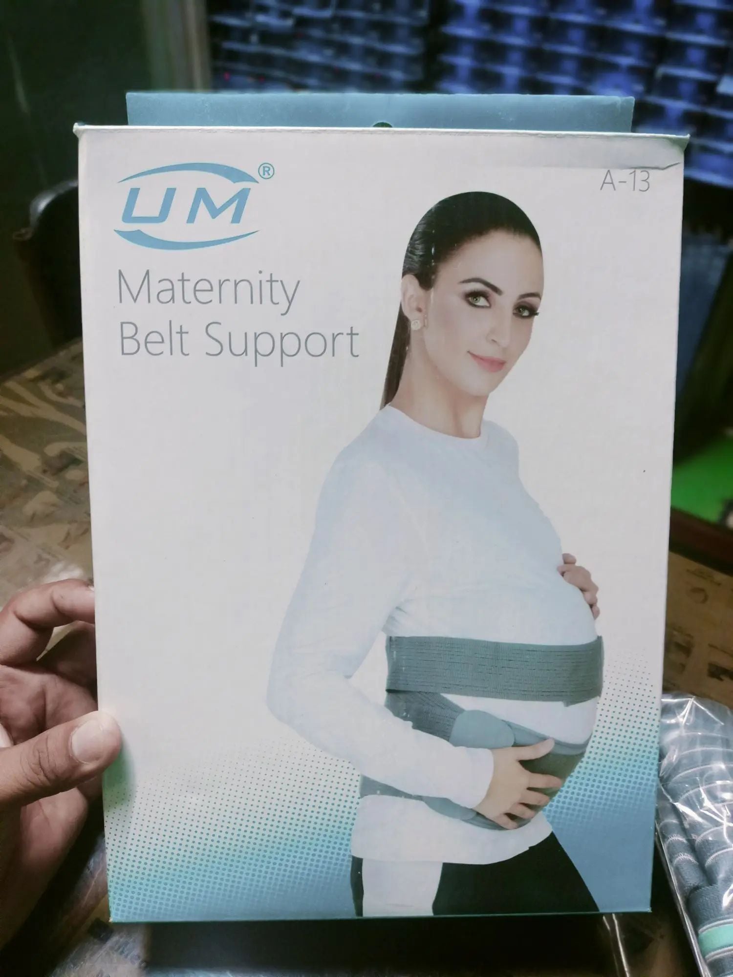 Picture of Maternity belt, pregnancy back support, (With adjustable pain relief) Grey