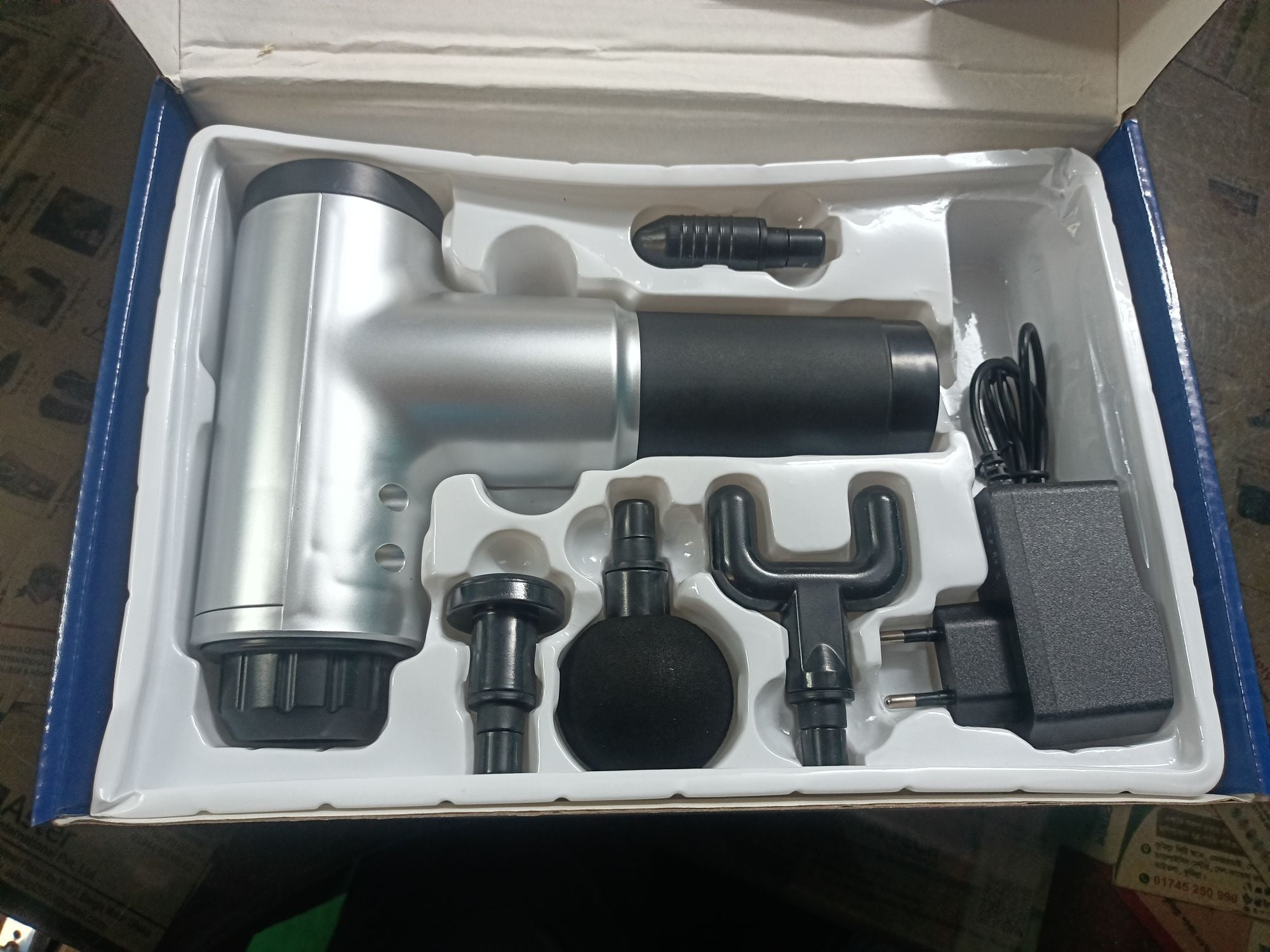 Picture of Fascial gun (kH-320)-6 level variable frequency vibration Muscle massage after exercise 