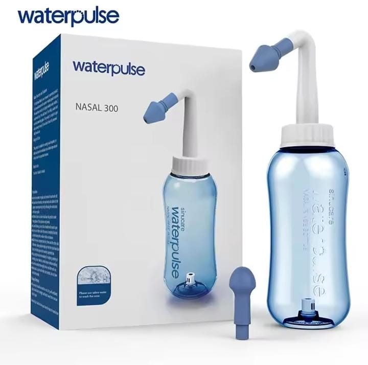 Picture of Health Proo Nose Wash Cleaner Nasal Irrigator Rinse Bottle Nose Protector Avoid Allergic Rhinitis Adults Children Neti Pot 300ML Blue