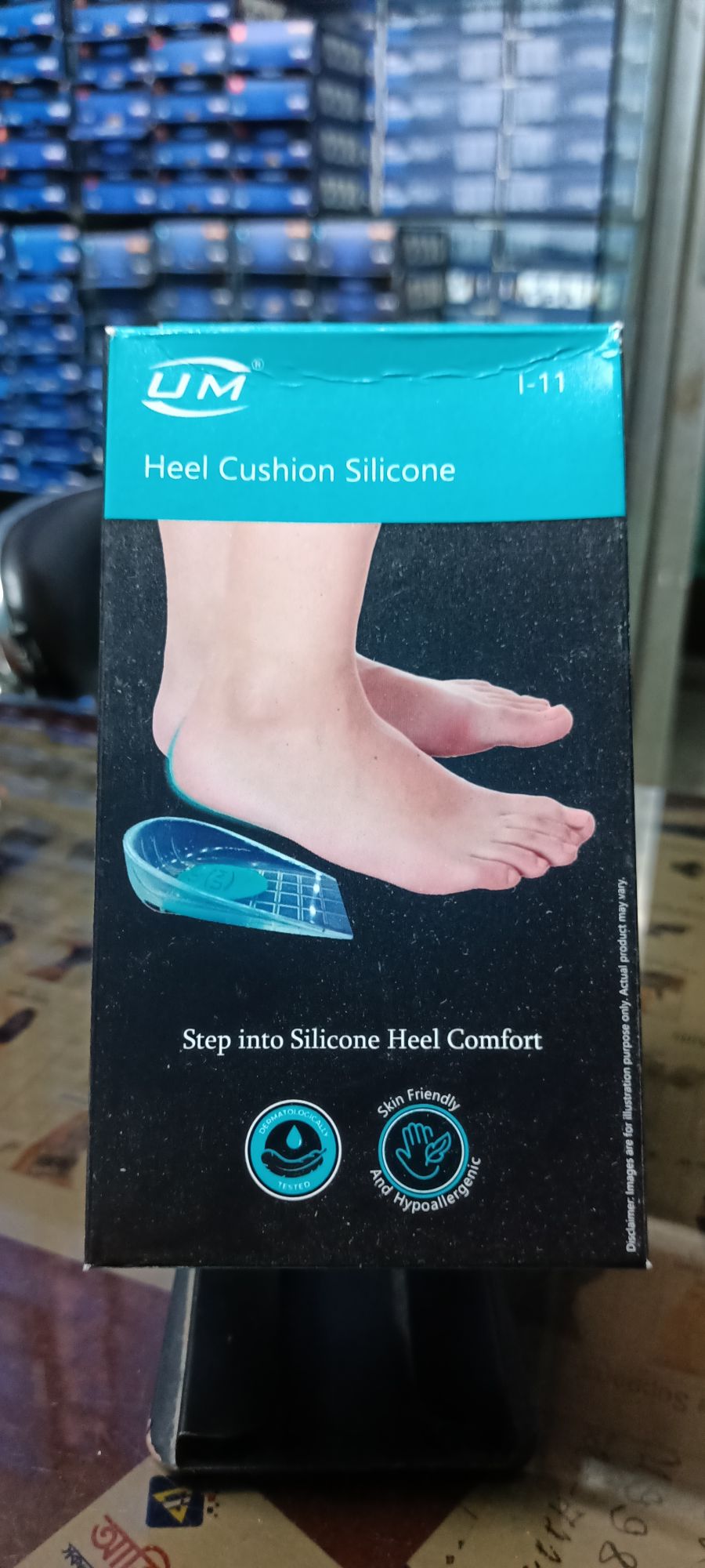 Picture of Heel cushion silicone (um) Step Into Silicone Heel  comfort White